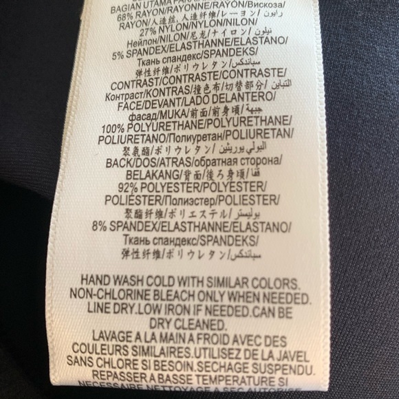 NWT BCBG HAWKINS FAUX LEATHER LEGGINGS - Picture 16 of 16